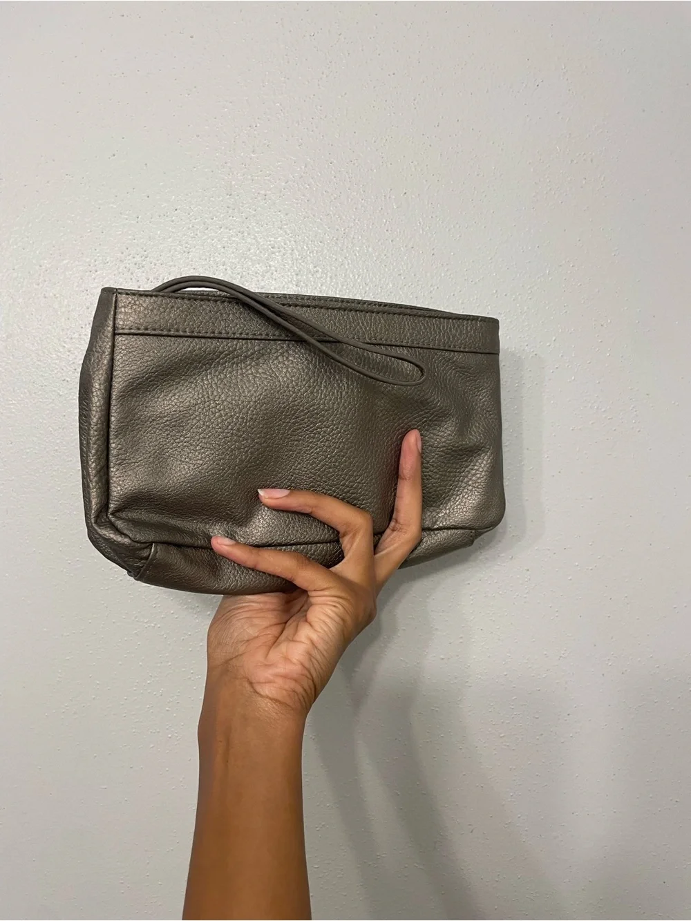 Metallic Y2K Inspired Clutch Wristlet